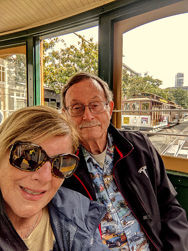 Craig & Patty on trolley