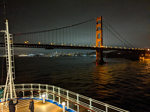 goodbye to the Golden Gate and San Francisco