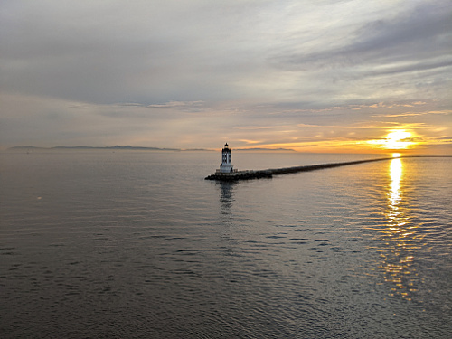 LA Harbor at Sunset