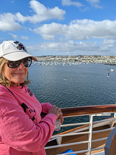 Patty saying a second goodbye to San Diego