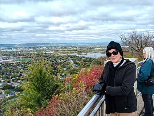 Overlooking LaCrosse and the Mississippi basin