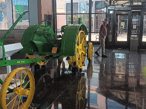 John Deere earliest tractor model