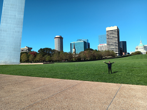 Patty under the Arch