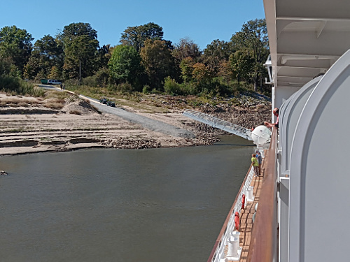 Viking Mississippi from a bus crossing to Greenville