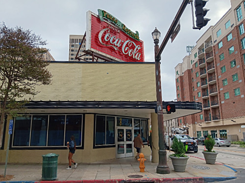 Coca Cola neon sign in Baton Rough