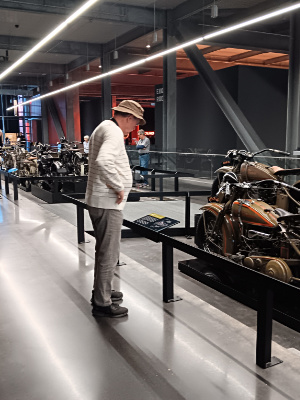 Craig at Harley-Davidson museum