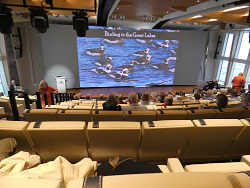 Presentation in the auditorium