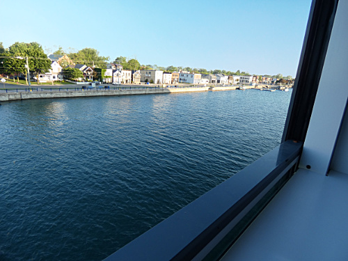 Entering Welland Canal from Port Colborne, Canada