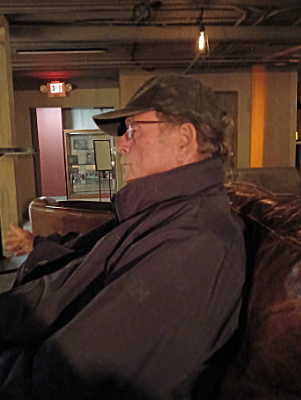 Craig relaxing after drive to Lake Tahoe