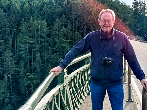 Craig on Deception Pass bridge